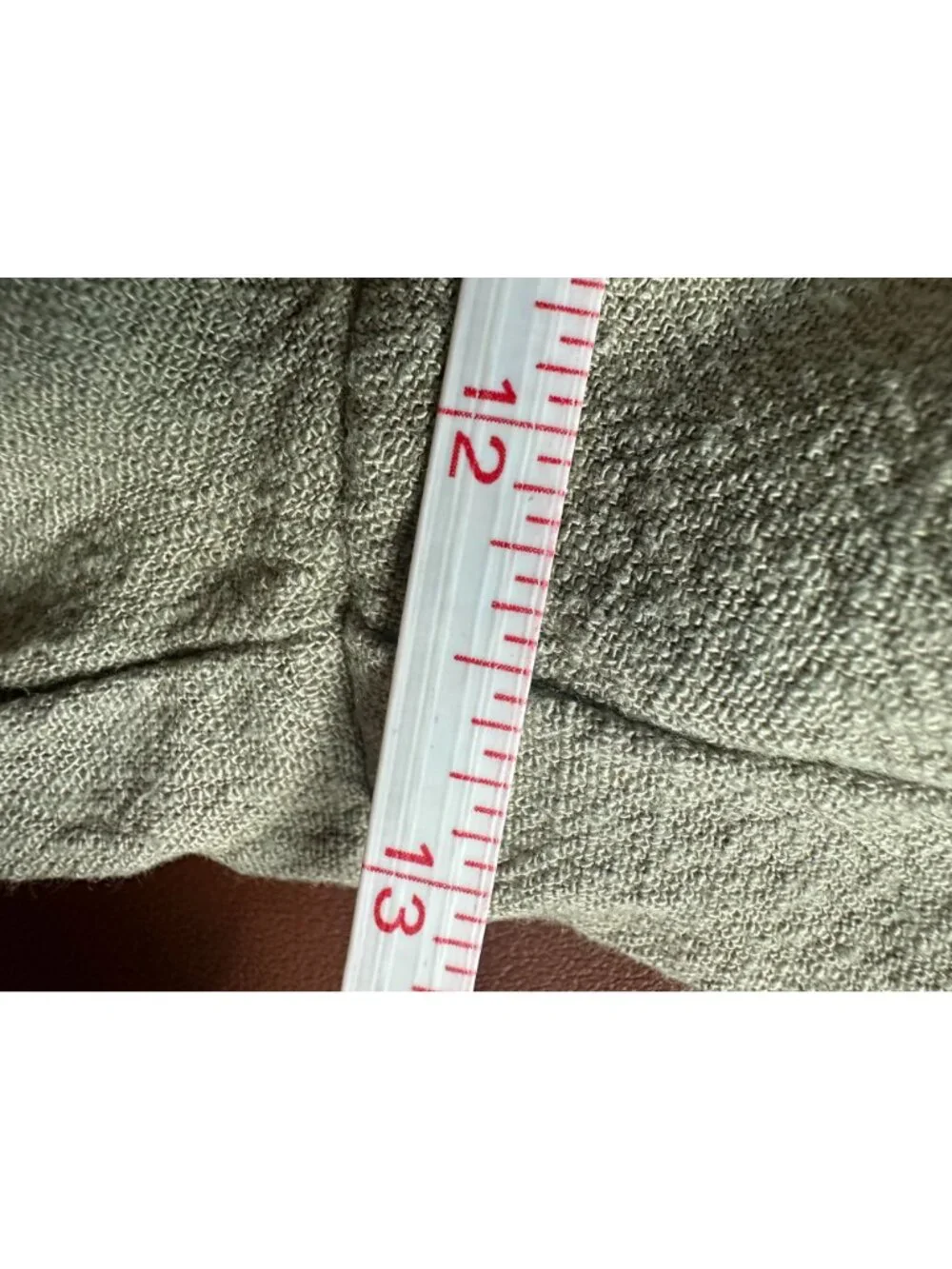 Zara Sage Green Linen Blend Wide Leg Drawstring Pants Size S